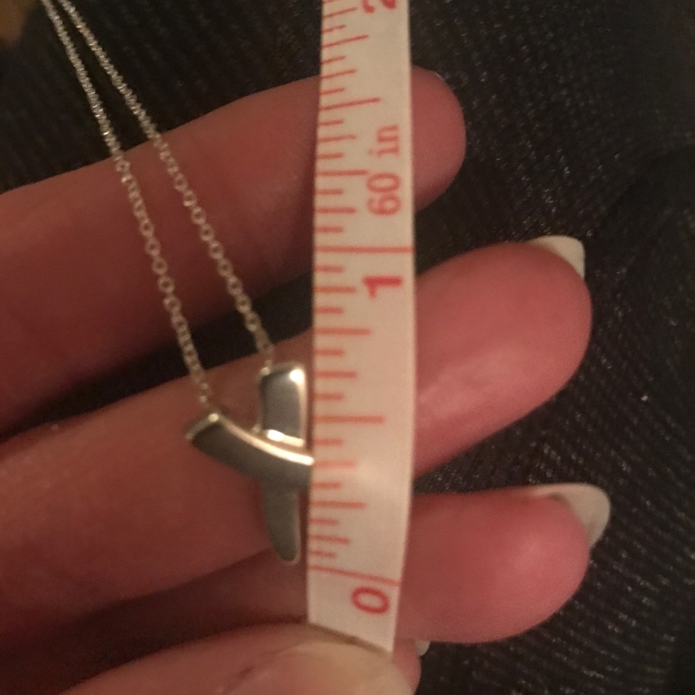 Authentic Tiffany SS Graffiti X pendant necklace - Picture 8 of 8